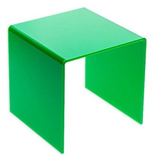 Green Acrylic Square U Riser in Plexi or Lucite