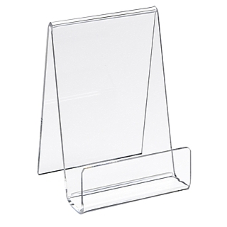 Acrylic Easels and Easel displays, J-stands, Plexiglas, Plexiglass, plexi, Lucite and Plastic