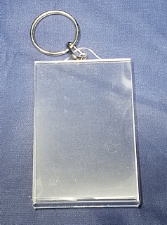 Acrylic Photo Keyring, Key Ring, keychain or Key Chain