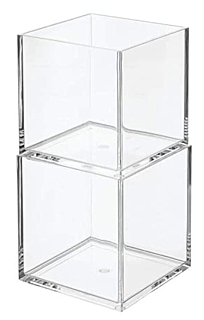 Clear Molded Styrene 5-Sided Cube