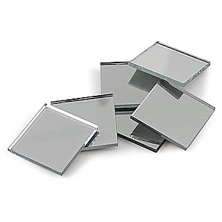 Mirrored Acrylic Flat Squares made from Mirror Plexiglas, Plexiglass, lucite and plastic