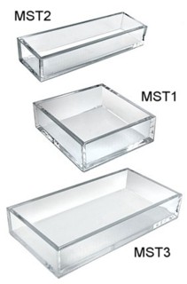 Clear Stackable Styrene Trays