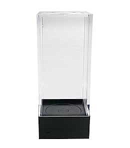 Clear Plastic Display Box Container with Black Base Model PB26