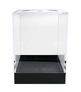 Clear Plastic Display Box Container with Black Base Model PB29