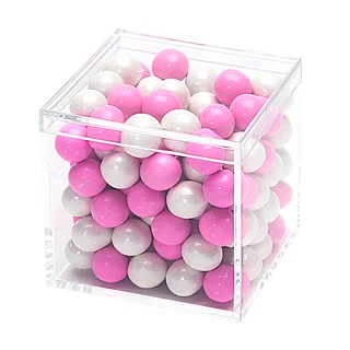 Clear Plastic Candy Favor Boxes with Lids