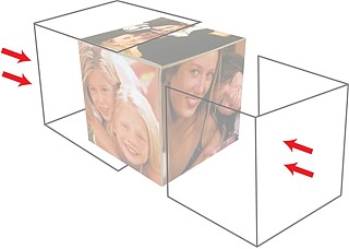Acrylic Photo Cubes, Plexiglas, Plexiglass, lucite  and plastic, Foto Cube