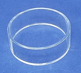 Clear Acrylic Open Ended Ring