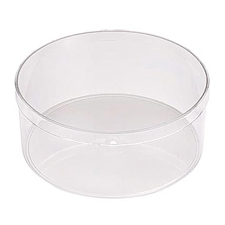 Clear Round Plastic Display Box Container Model RPC22