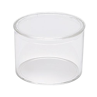 Clear Round Plastic Display Box Container Model RPC3