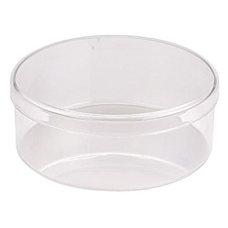 Clear Round Plastic Display Box Container Model RPC6