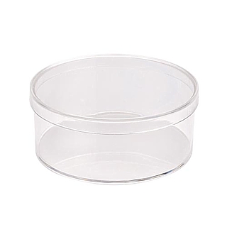 Clear Round Plastic Display Box Container Model RPC8