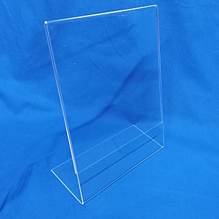 Acrylic Countertop Sign Holders and Plexiglas Display Frames in Plexiglass or Lucite Plastic