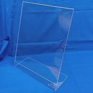 Slant Back Easel Display Frames in Acrylic, Plexiglas, Plexiglass, Lucite, Plastic