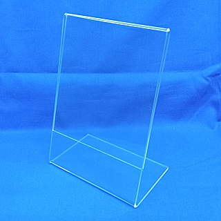 Slant Back Easel Display Frames in Acrylic, Plexiglas, Plexiglass, Lucite, Plastic