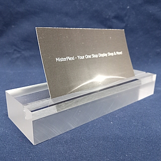 Clear Acrylic Sign Base Price Ticket Holder