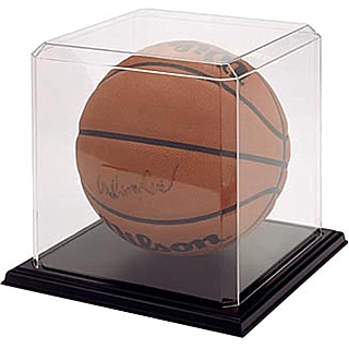 SPC3B-PS Clear Economical Basketball, Soccer Ball, Volleyball, Kick Ball Display Showcase for Display of Collectible Sports Memorabilia