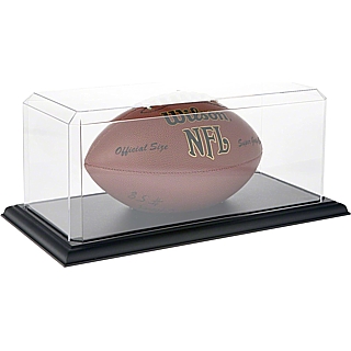 Clear Acrylic Football Display Case For Displaying Sports Memorabilia, Collectibles and More