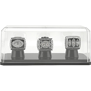 Clear Acrylic and Plastic Display Cases for Rings, Championship Rings, and More