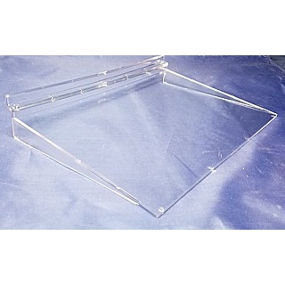 Clear Molded Styrene Flat Shelf For Slatwall or Slotwall