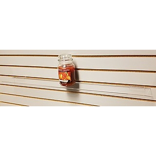 Clear Acrylic Flat Shelf For Slatwall or Slotwall