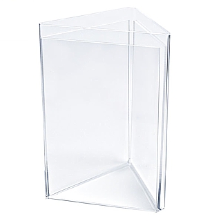 Tri-Panel Photo Display Frames in Acrylic, Plexiglas, Plexiglass, Lucite, Plastic
