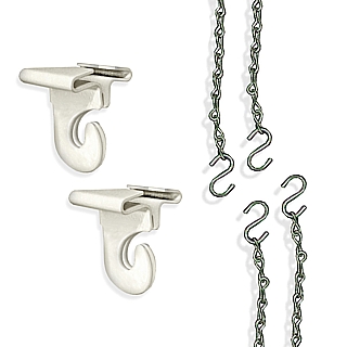 Metal Chain Ceiling Mount Kit For Hanging Acrylic Frames From Ceiling