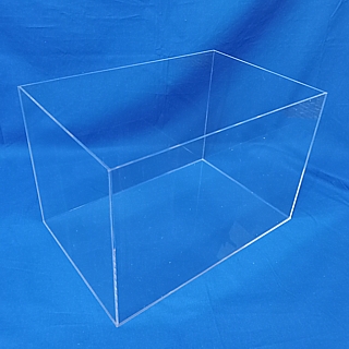 Clear Acrylic Wide Cubes. Bins and Boxes in Plexiglas, Plexiglass, lucite and plastic