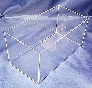 Clear Acrylic Wide Rectangular Box