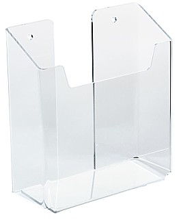 Clear Acrylic Wallmount Literature Holder model WH50