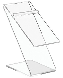 Clear Acrylic Shoe or Boot Riser for Footwear in Plexi or Lucite