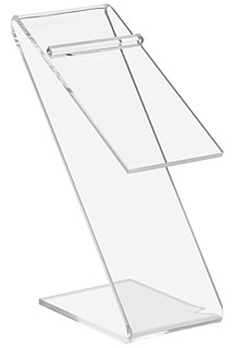 Clear Acrylic Shoe or Boot Riser for Footwear in Plexi or Lucite